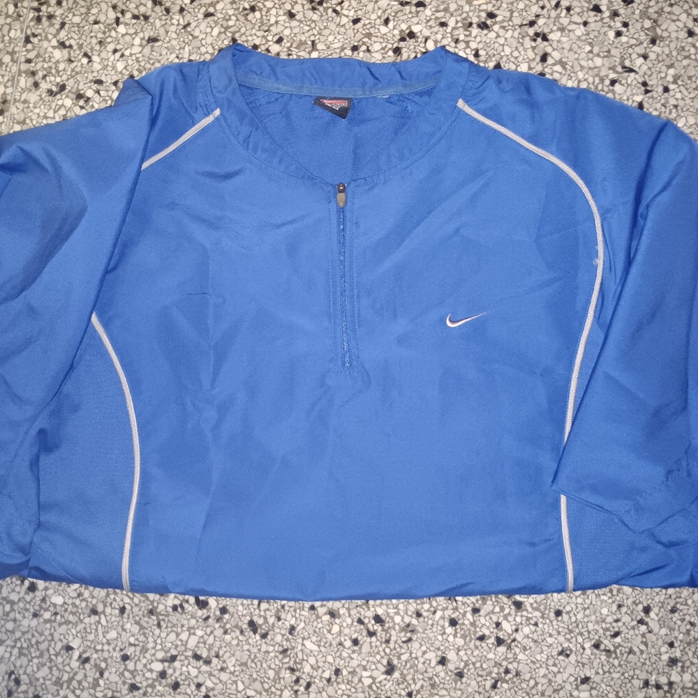 VINTAGE NIKE SHORT SLEEVE WINDBREAKER PULLOVER XXL